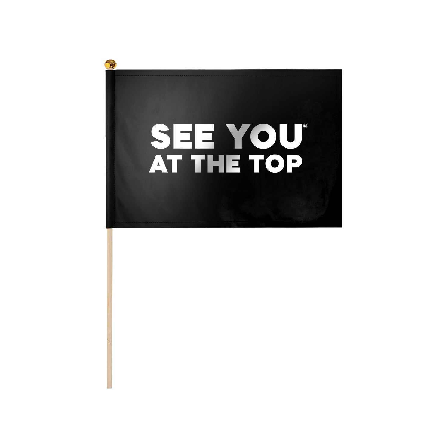 See you at the Top Hand Flag - Black
