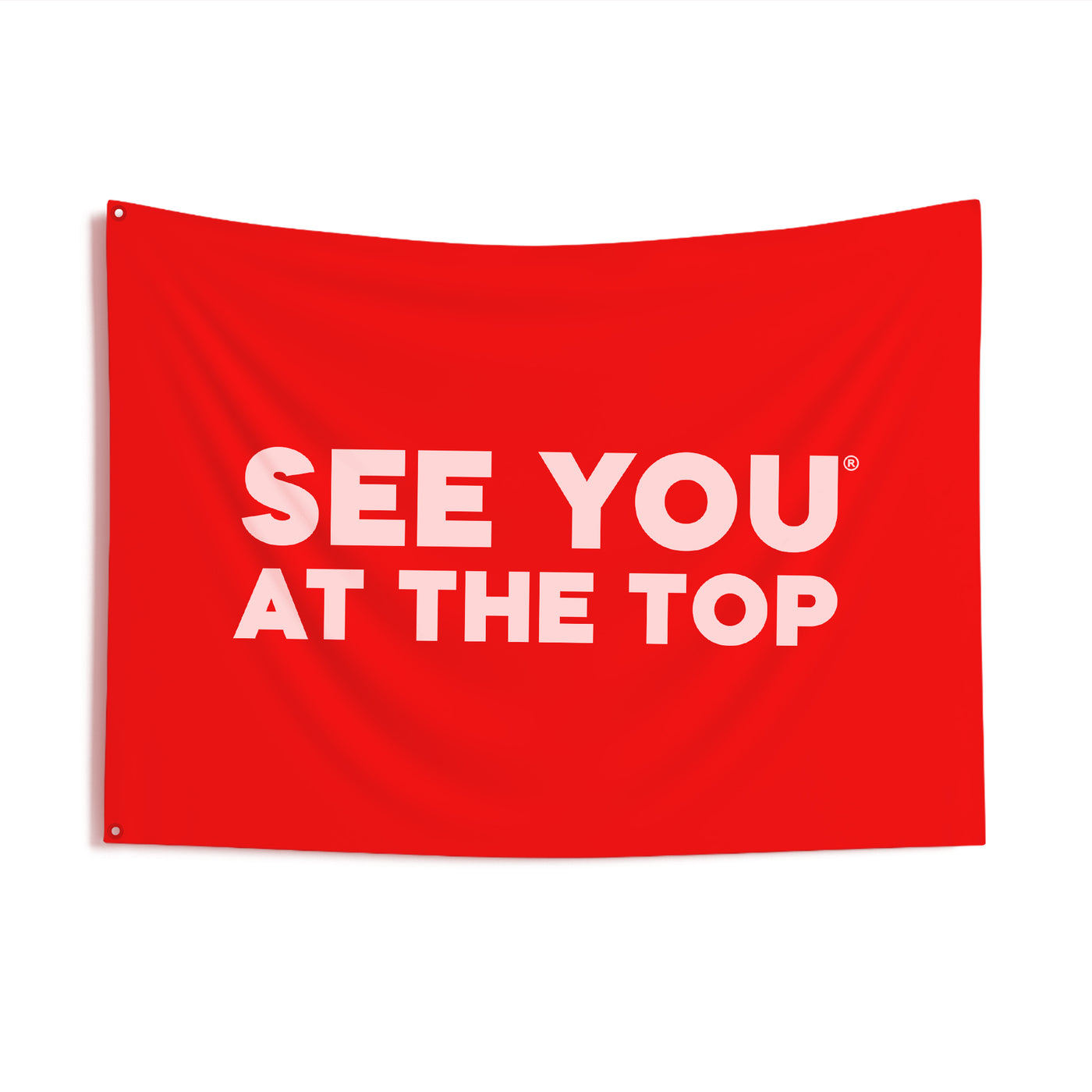 See you at the Top Double Sided Flag - Red